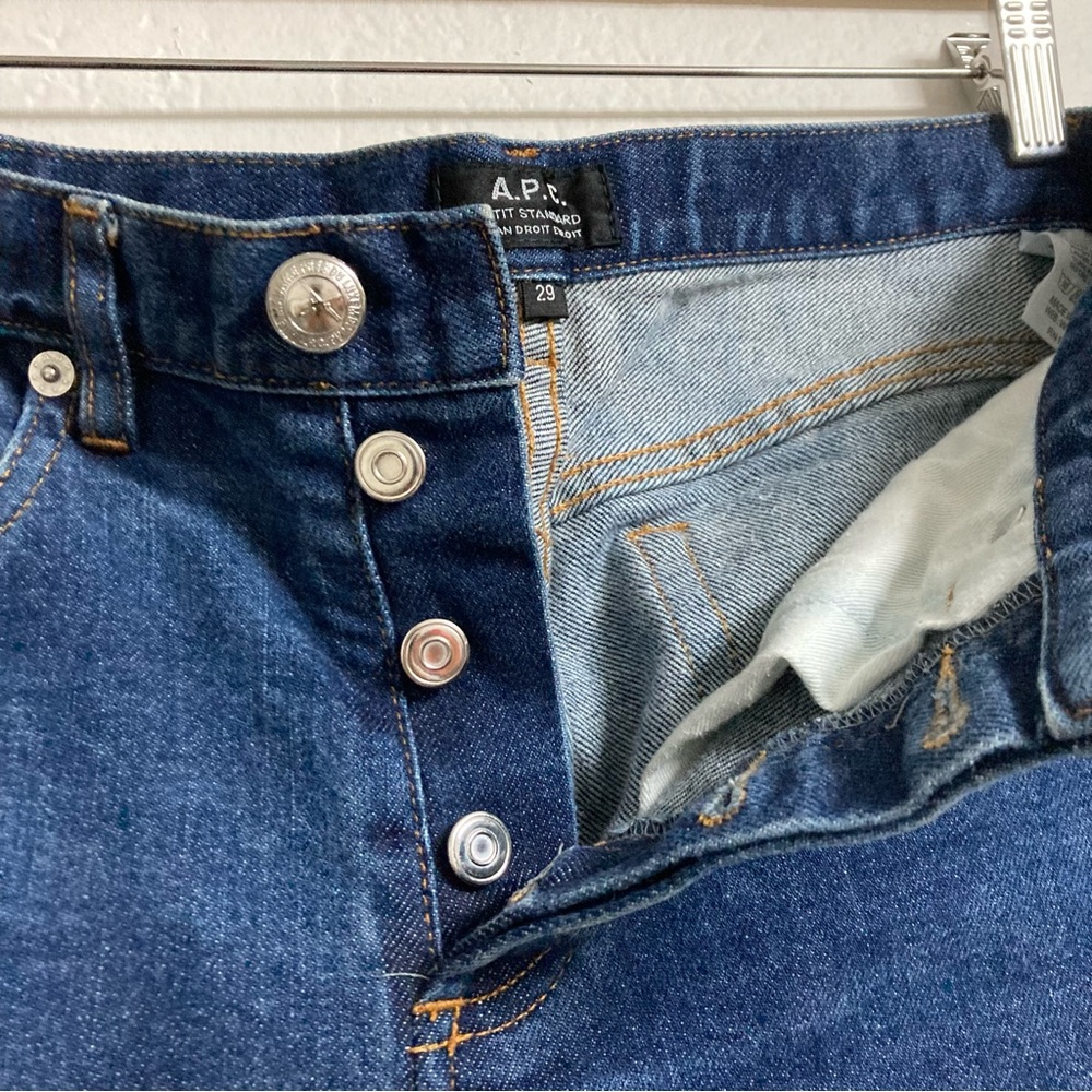 A.P.C. Petite Standard Jean Droit Etroit Jeans, Size 29 - Picture 6 of 6
